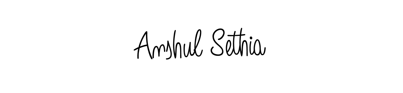It looks lik you need a new signature style for name Anshul Sethia. Design unique handwritten (Angelique-Rose-font-FFP) signature with our free signature maker in just a few clicks. Anshul Sethia signature style 5 images and pictures png