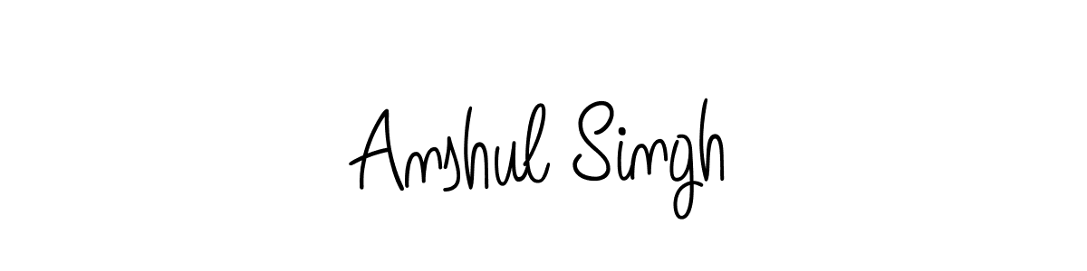 Also we have Anshul Singh name is the best signature style. Create professional handwritten signature collection using Angelique-Rose-font-FFP autograph style. Anshul Singh signature style 5 images and pictures png