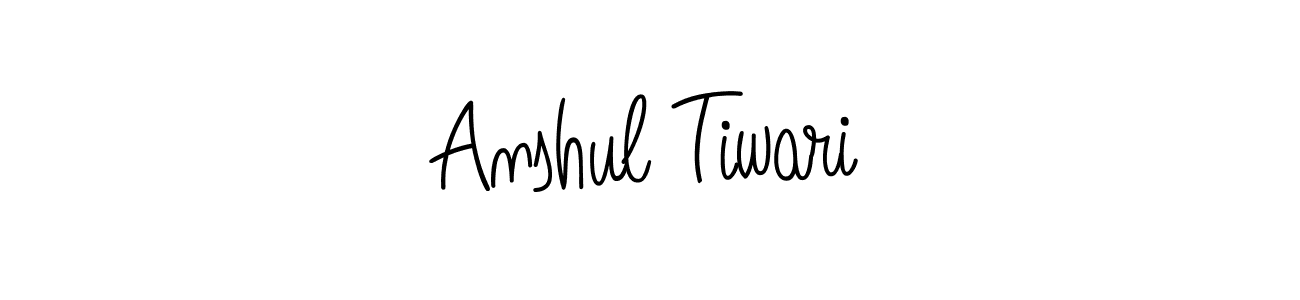 Design your own signature with our free online signature maker. With this signature software, you can create a handwritten (Angelique-Rose-font-FFP) signature for name Anshul Tiwari. Anshul Tiwari signature style 5 images and pictures png