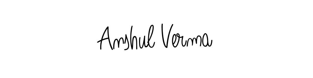 Also You can easily find your signature by using the search form. We will create Anshul Verma name handwritten signature images for you free of cost using Angelique-Rose-font-FFP sign style. Anshul Verma signature style 5 images and pictures png