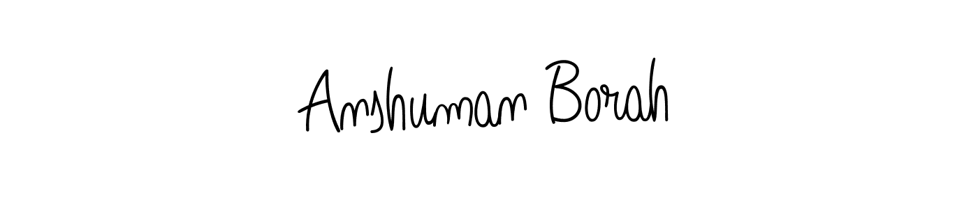 Once you've used our free online signature maker to create your best signature Angelique-Rose-font-FFP style, it's time to enjoy all of the benefits that Anshuman Borah name signing documents. Anshuman Borah signature style 5 images and pictures png