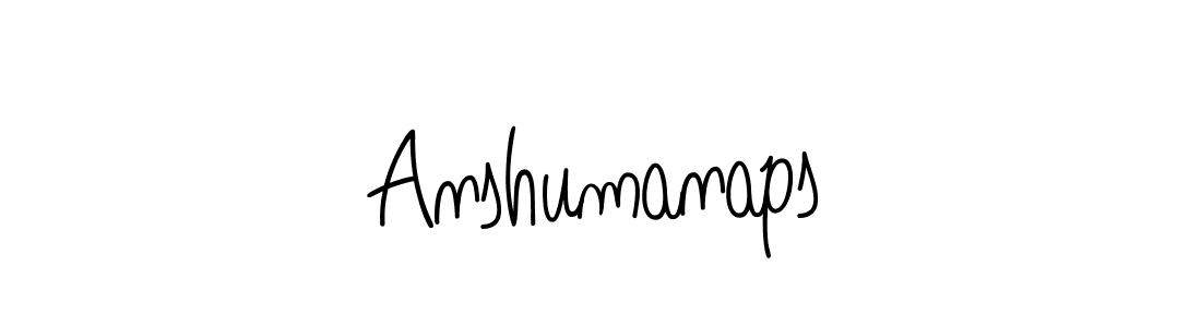 How to make Anshumanaps name signature. Use Angelique-Rose-font-FFP style for creating short signs online. This is the latest handwritten sign. Anshumanaps signature style 5 images and pictures png
