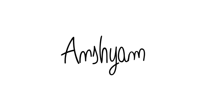 You can use this online signature creator to create a handwritten signature for the name Anshyam. This is the best online autograph maker. Anshyam signature style 5 images and pictures png
