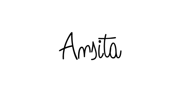 Also we have Ansita name is the best signature style. Create professional handwritten signature collection using Angelique-Rose-font-FFP autograph style. Ansita signature style 5 images and pictures png