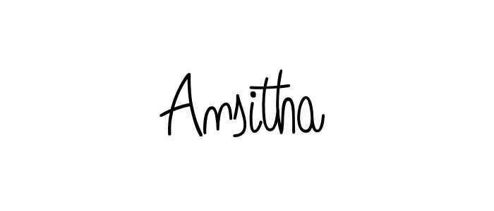 It looks lik you need a new signature style for name Ansitha. Design unique handwritten (Angelique-Rose-font-FFP) signature with our free signature maker in just a few clicks. Ansitha signature style 5 images and pictures png