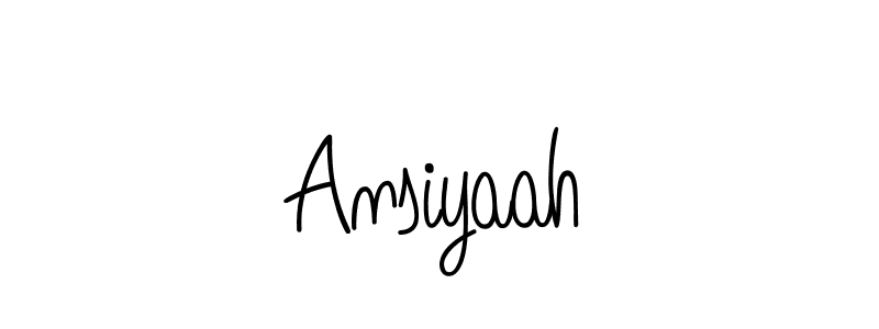 You can use this online signature creator to create a handwritten signature for the name Ansiyaah. This is the best online autograph maker. Ansiyaah signature style 5 images and pictures png