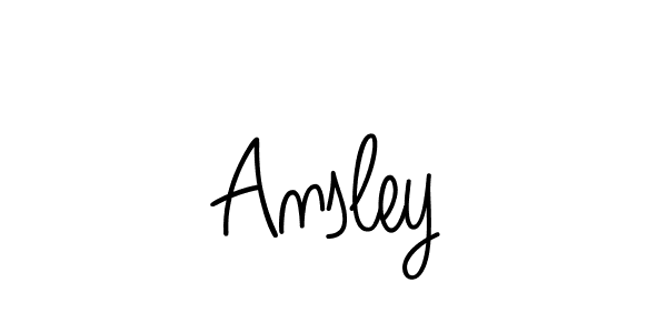 How to make Ansley name signature. Use Angelique-Rose-font-FFP style for creating short signs online. This is the latest handwritten sign. Ansley signature style 5 images and pictures png