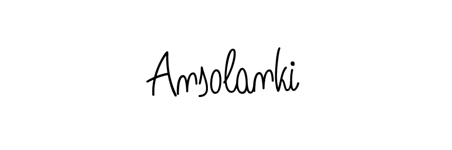 Also You can easily find your signature by using the search form. We will create Ansolanki name handwritten signature images for you free of cost using Angelique-Rose-font-FFP sign style. Ansolanki signature style 5 images and pictures png