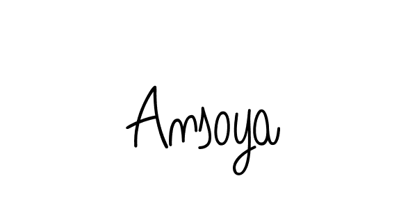 How to Draw Ansoya signature style? Angelique-Rose-font-FFP is a latest design signature styles for name Ansoya. Ansoya signature style 5 images and pictures png