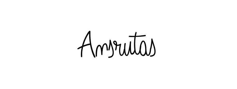 Also we have Ansrutas name is the best signature style. Create professional handwritten signature collection using Angelique-Rose-font-FFP autograph style. Ansrutas signature style 5 images and pictures png