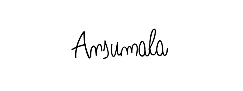 Also we have Ansumala name is the best signature style. Create professional handwritten signature collection using Angelique-Rose-font-FFP autograph style. Ansumala signature style 5 images and pictures png