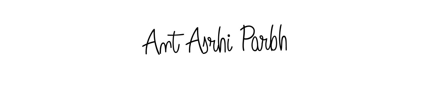 Design your own signature with our free online signature maker. With this signature software, you can create a handwritten (Angelique-Rose-font-FFP) signature for name Ant Asrhi Parbh. Ant Asrhi Parbh signature style 5 images and pictures png