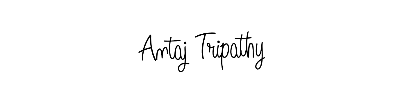Antaj Tripathy stylish signature style. Best Handwritten Sign (Angelique-Rose-font-FFP) for my name. Handwritten Signature Collection Ideas for my name Antaj Tripathy. Antaj Tripathy signature style 5 images and pictures png