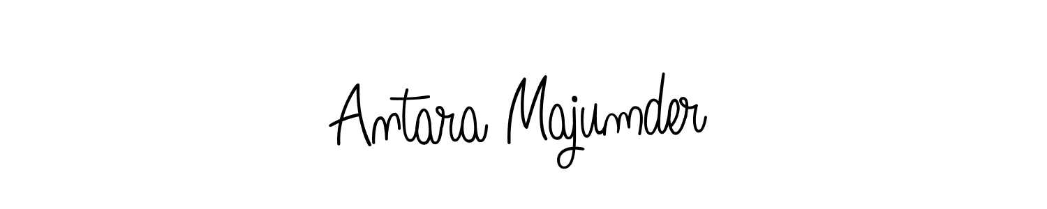 The best way (Angelique-Rose-font-FFP) to make a short signature is to pick only two or three words in your name. The name Antara Majumder include a total of six letters. For converting this name. Antara Majumder signature style 5 images and pictures png