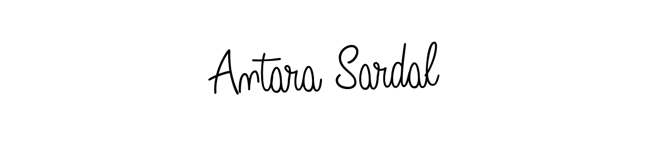 Also You can easily find your signature by using the search form. We will create Antara Sardal name handwritten signature images for you free of cost using Angelique-Rose-font-FFP sign style. Antara Sardal signature style 5 images and pictures png