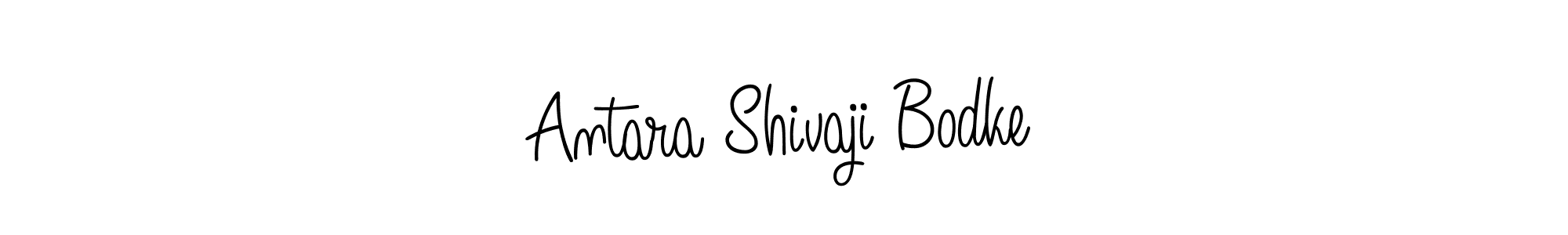 Create a beautiful signature design for name Antara Shivaji Bodke. With this signature (Angelique-Rose-font-FFP) fonts, you can make a handwritten signature for free. Antara Shivaji Bodke signature style 5 images and pictures png