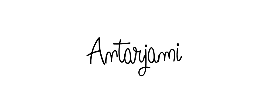 Also You can easily find your signature by using the search form. We will create Antarjami name handwritten signature images for you free of cost using Angelique-Rose-font-FFP sign style. Antarjami signature style 5 images and pictures png