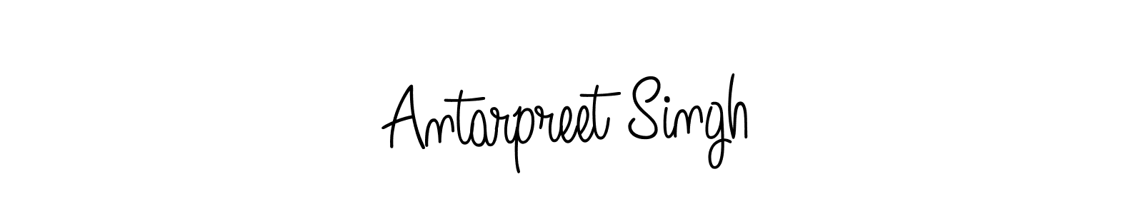Design your own signature with our free online signature maker. With this signature software, you can create a handwritten (Angelique-Rose-font-FFP) signature for name Antarpreet Singh. Antarpreet Singh signature style 5 images and pictures png