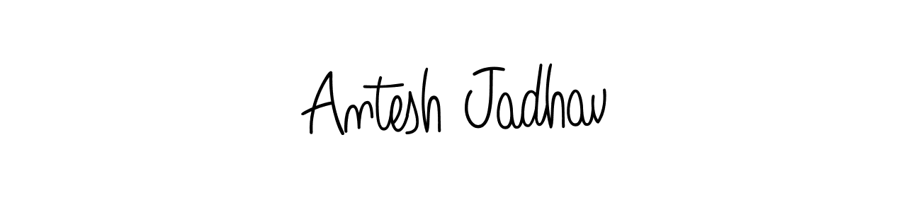 Best and Professional Signature Style for Antesh Jadhav. Angelique-Rose-font-FFP Best Signature Style Collection. Antesh Jadhav signature style 5 images and pictures png