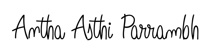 Discover the perfect balance of readability and style for Antha Asthi Parrambh with Angelique-Rose-font-FFP font. Create your dream signature today. Antha Asthi Parrambh signature style 5 images and pictures png
