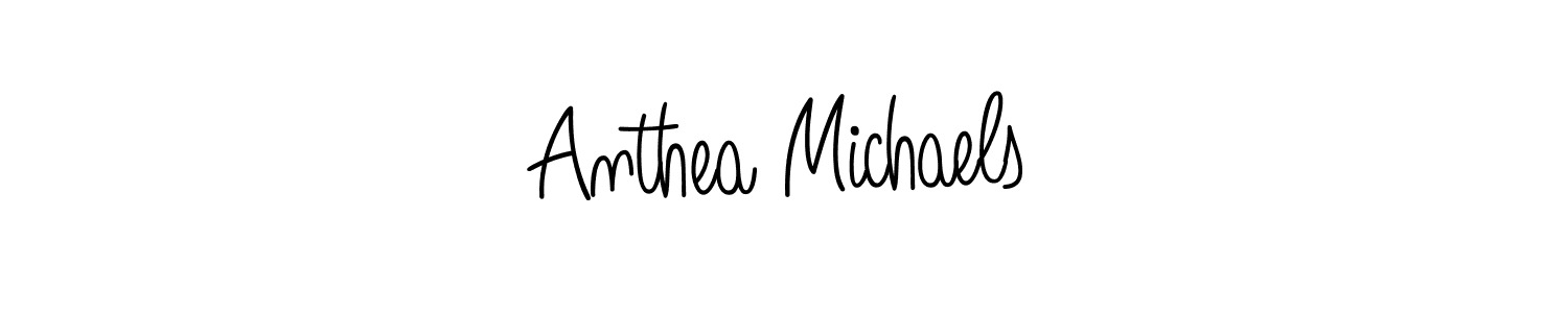 if you are searching for the best signature style for your name Anthea Michaels. so please give up your signature search. here we have designed multiple signature styles  using Angelique-Rose-font-FFP. Anthea Michaels signature style 5 images and pictures png