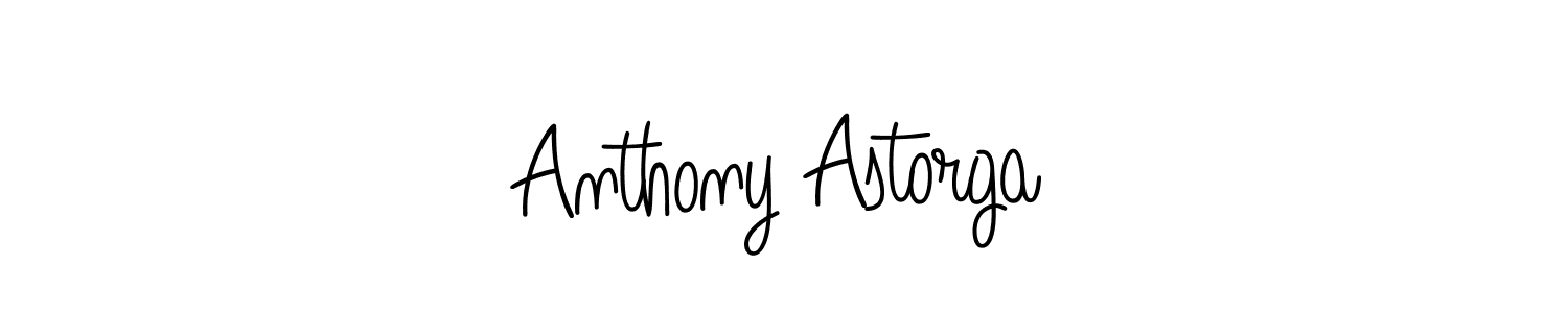 Use a signature maker to create a handwritten signature online. With this signature software, you can design (Angelique-Rose-font-FFP) your own signature for name Anthony Astorga. Anthony Astorga signature style 5 images and pictures png