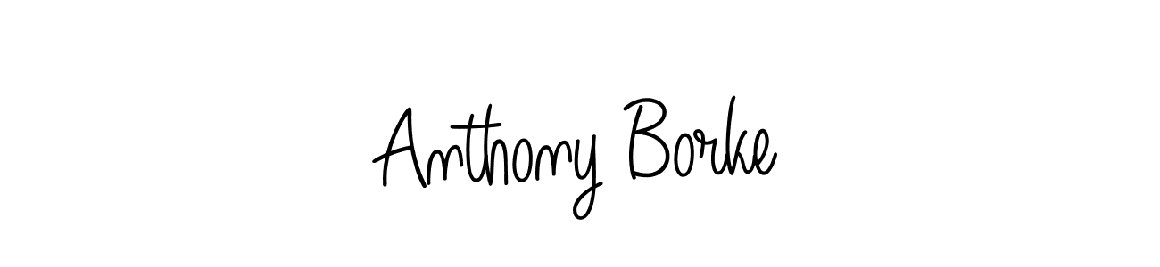 Check out images of Autograph of Anthony Borke name. Actor Anthony Borke Signature Style. Angelique-Rose-font-FFP is a professional sign style online. Anthony Borke signature style 5 images and pictures png