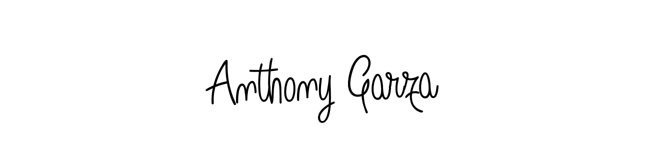 Make a beautiful signature design for name Anthony Garza. With this signature (Angelique-Rose-font-FFP) style, you can create a handwritten signature for free. Anthony Garza signature style 5 images and pictures png