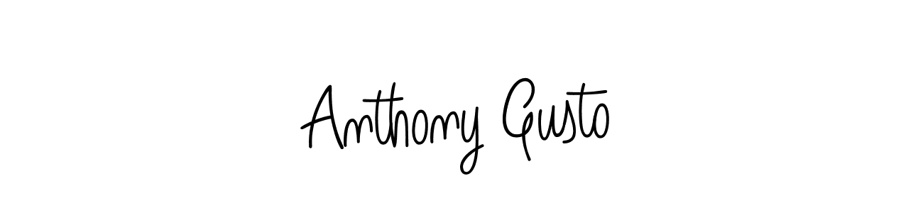 How to Draw Anthony Gusto signature style? Angelique-Rose-font-FFP is a latest design signature styles for name Anthony Gusto. Anthony Gusto signature style 5 images and pictures png