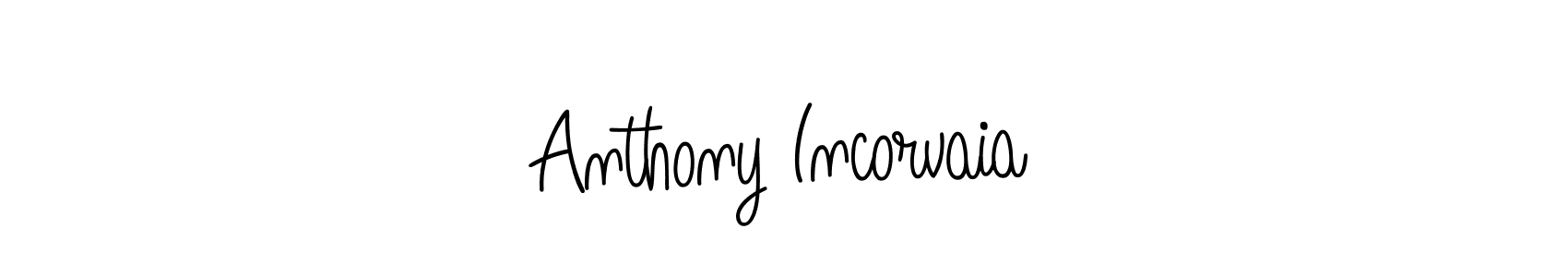 You should practise on your own different ways (Angelique-Rose-font-FFP) to write your name (Anthony Incorvaia) in signature. don't let someone else do it for you. Anthony Incorvaia signature style 5 images and pictures png