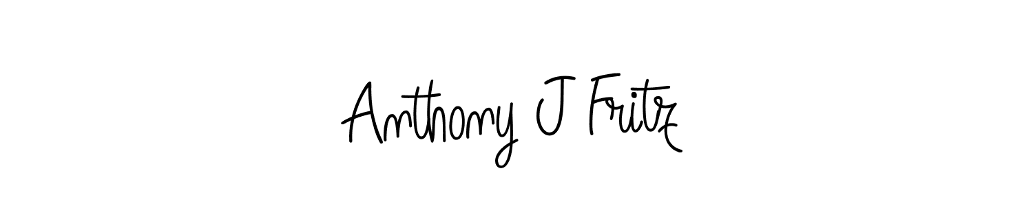 How to make Anthony J Fritz signature? Angelique-Rose-font-FFP is a professional autograph style. Create handwritten signature for Anthony J Fritz name. Anthony J Fritz signature style 5 images and pictures png