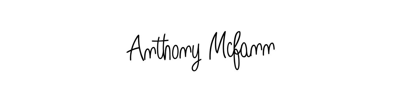 Make a beautiful signature design for name Anthony Mcfann. With this signature (Angelique-Rose-font-FFP) style, you can create a handwritten signature for free. Anthony Mcfann signature style 5 images and pictures png