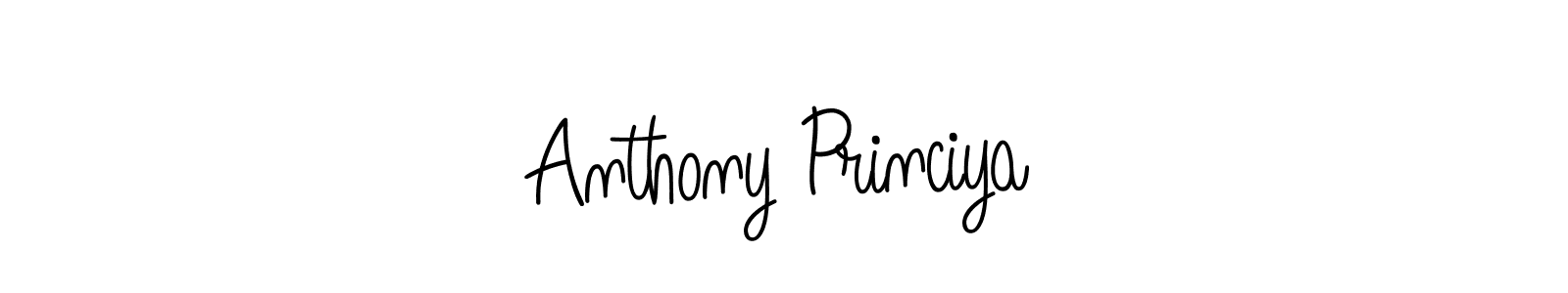 Also we have Anthony Princiya name is the best signature style. Create professional handwritten signature collection using Angelique-Rose-font-FFP autograph style. Anthony Princiya signature style 5 images and pictures png