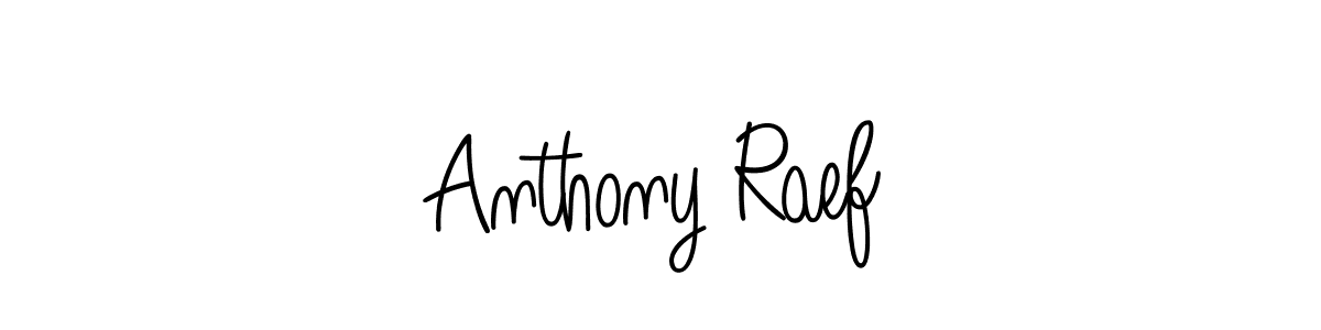 Make a beautiful signature design for name Anthony Raef. Use this online signature maker to create a handwritten signature for free. Anthony Raef signature style 5 images and pictures png