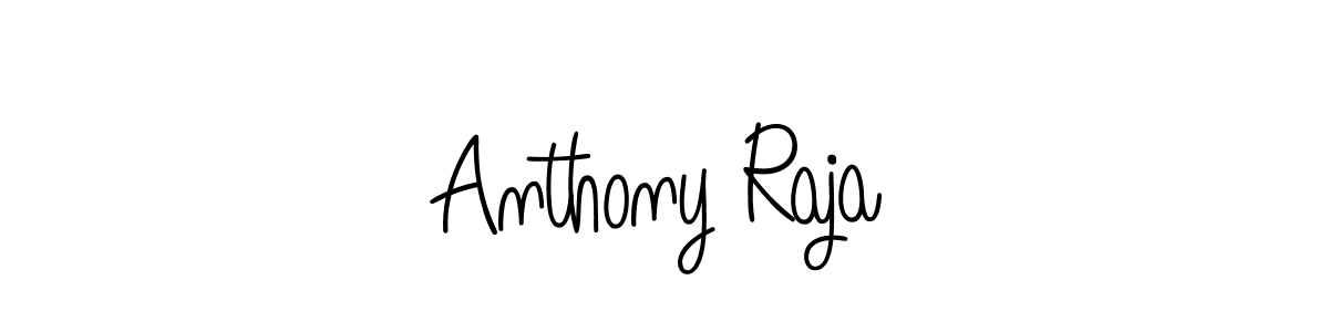 How to make Anthony Raja name signature. Use Angelique-Rose-font-FFP style for creating short signs online. This is the latest handwritten sign. Anthony Raja signature style 5 images and pictures png