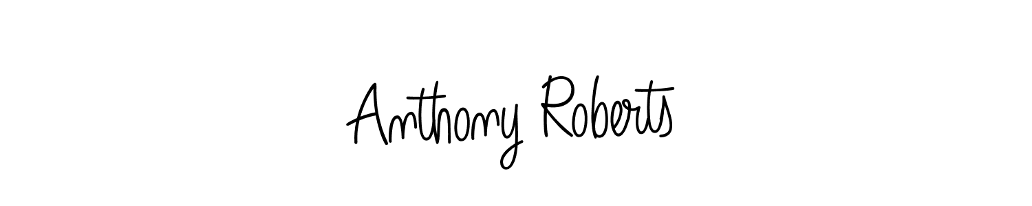 Best and Professional Signature Style for Anthony Roberts. Angelique-Rose-font-FFP Best Signature Style Collection. Anthony Roberts signature style 5 images and pictures png