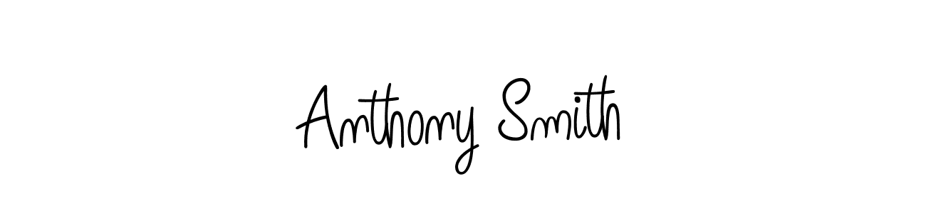 The best way (Angelique-Rose-font-FFP) to make a short signature is to pick only two or three words in your name. The name Anthony Smith include a total of six letters. For converting this name. Anthony Smith signature style 5 images and pictures png