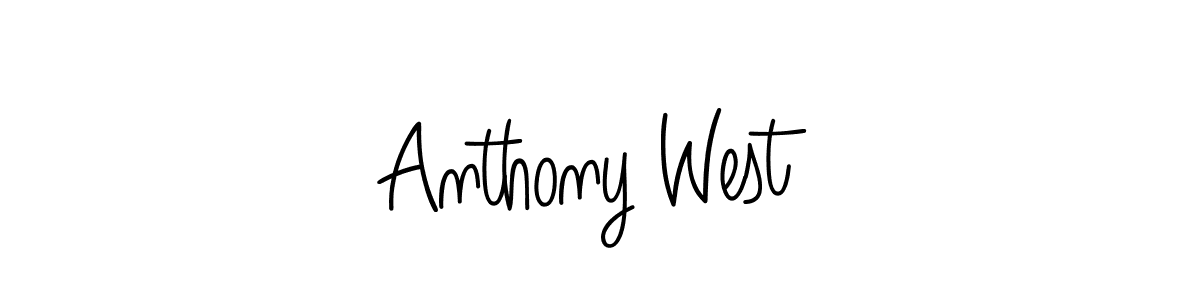 You should practise on your own different ways (Angelique-Rose-font-FFP) to write your name (Anthony West) in signature. don't let someone else do it for you. Anthony West signature style 5 images and pictures png