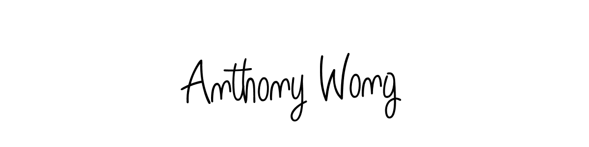 Also we have Anthony Wong name is the best signature style. Create professional handwritten signature collection using Angelique-Rose-font-FFP autograph style. Anthony Wong signature style 5 images and pictures png