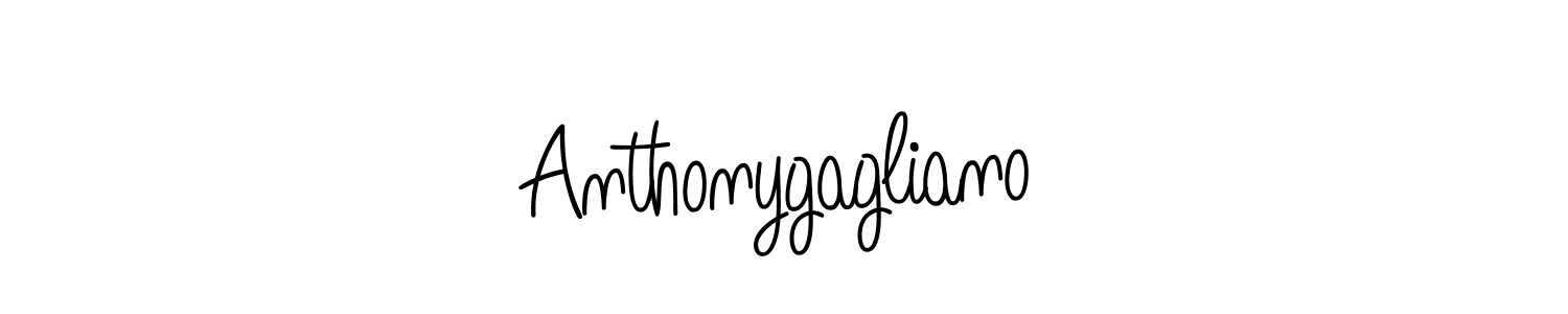 How to make Anthonygagliano name signature. Use Angelique-Rose-font-FFP style for creating short signs online. This is the latest handwritten sign. Anthonygagliano signature style 5 images and pictures png