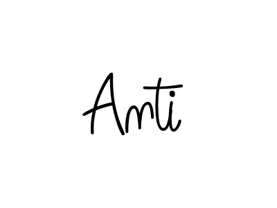 How to make Anti signature? Angelique-Rose-font-FFP is a professional autograph style. Create handwritten signature for Anti name. Anti signature style 5 images and pictures png