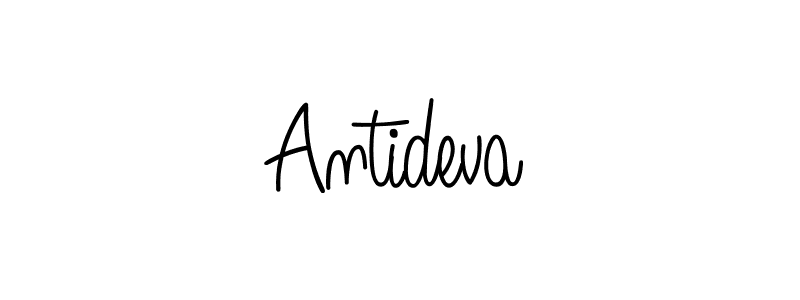 How to Draw Antideva signature style? Angelique-Rose-font-FFP is a latest design signature styles for name Antideva. Antideva signature style 5 images and pictures png