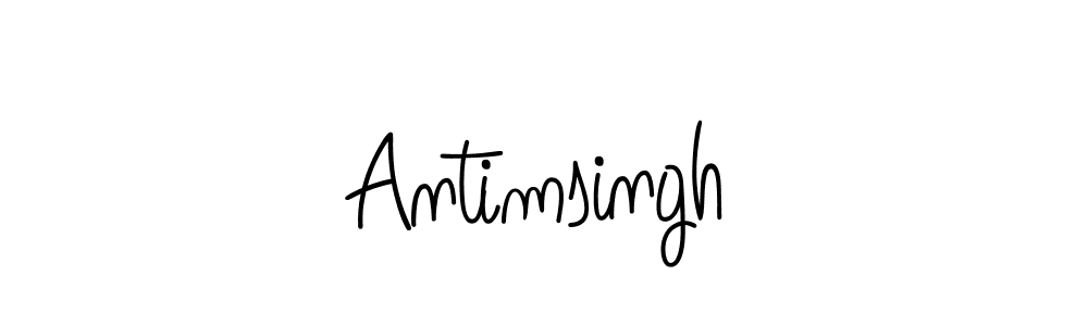 Create a beautiful signature design for name Antimsingh. With this signature (Angelique-Rose-font-FFP) fonts, you can make a handwritten signature for free. Antimsingh signature style 5 images and pictures png