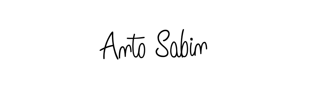 The best way (Angelique-Rose-font-FFP) to make a short signature is to pick only two or three words in your name. The name Anto Sabin include a total of six letters. For converting this name. Anto Sabin signature style 5 images and pictures png
