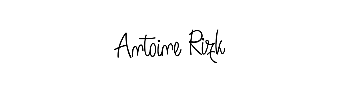 Here are the top 10 professional signature styles for the name Antoine Rizk. These are the best autograph styles you can use for your name. Antoine Rizk signature style 5 images and pictures png