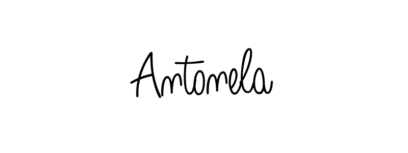 It looks lik you need a new signature style for name Antonela. Design unique handwritten (Angelique-Rose-font-FFP) signature with our free signature maker in just a few clicks. Antonela signature style 5 images and pictures png