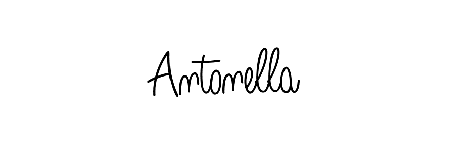 Use a signature maker to create a handwritten signature online. With this signature software, you can design (Angelique-Rose-font-FFP) your own signature for name Antonella. Antonella signature style 5 images and pictures png