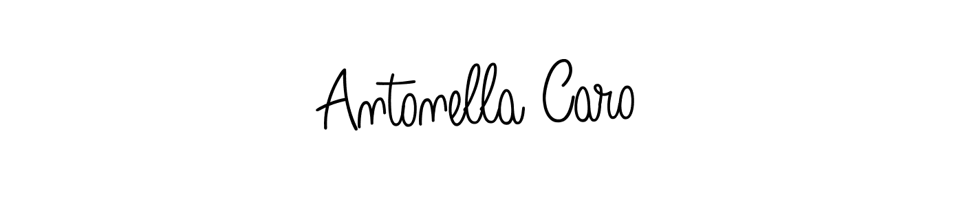 How to Draw Antonella Caro signature style? Angelique-Rose-font-FFP is a latest design signature styles for name Antonella Caro. Antonella Caro signature style 5 images and pictures png