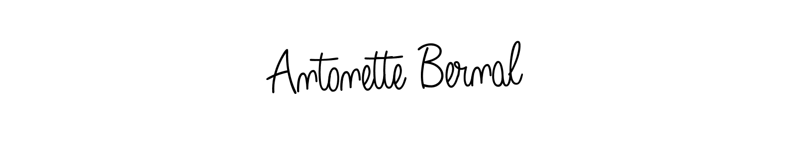 Make a beautiful signature design for name Antonette Bernal. Use this online signature maker to create a handwritten signature for free. Antonette Bernal signature style 5 images and pictures png