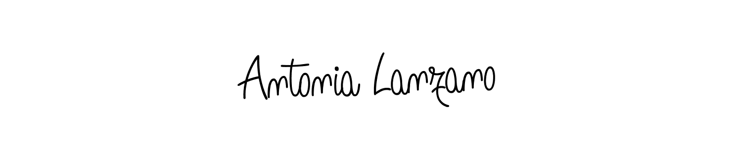 Also we have Antonia Lanzano name is the best signature style. Create professional handwritten signature collection using Angelique-Rose-font-FFP autograph style. Antonia Lanzano signature style 5 images and pictures png